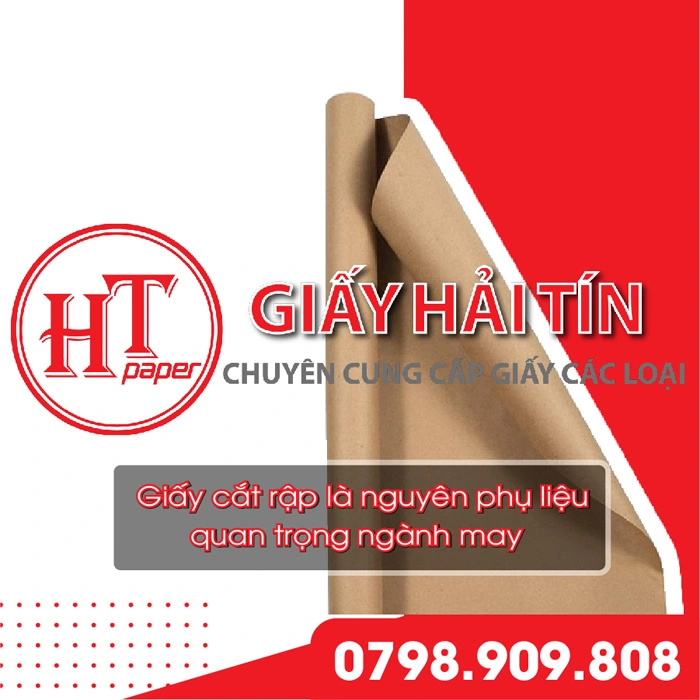 Giấy cắt rập là nguyên liệu quan trọng